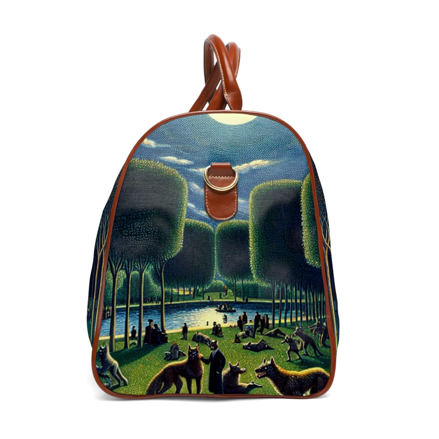 Werewolves at the Waterfront Waterproof Travel Bag