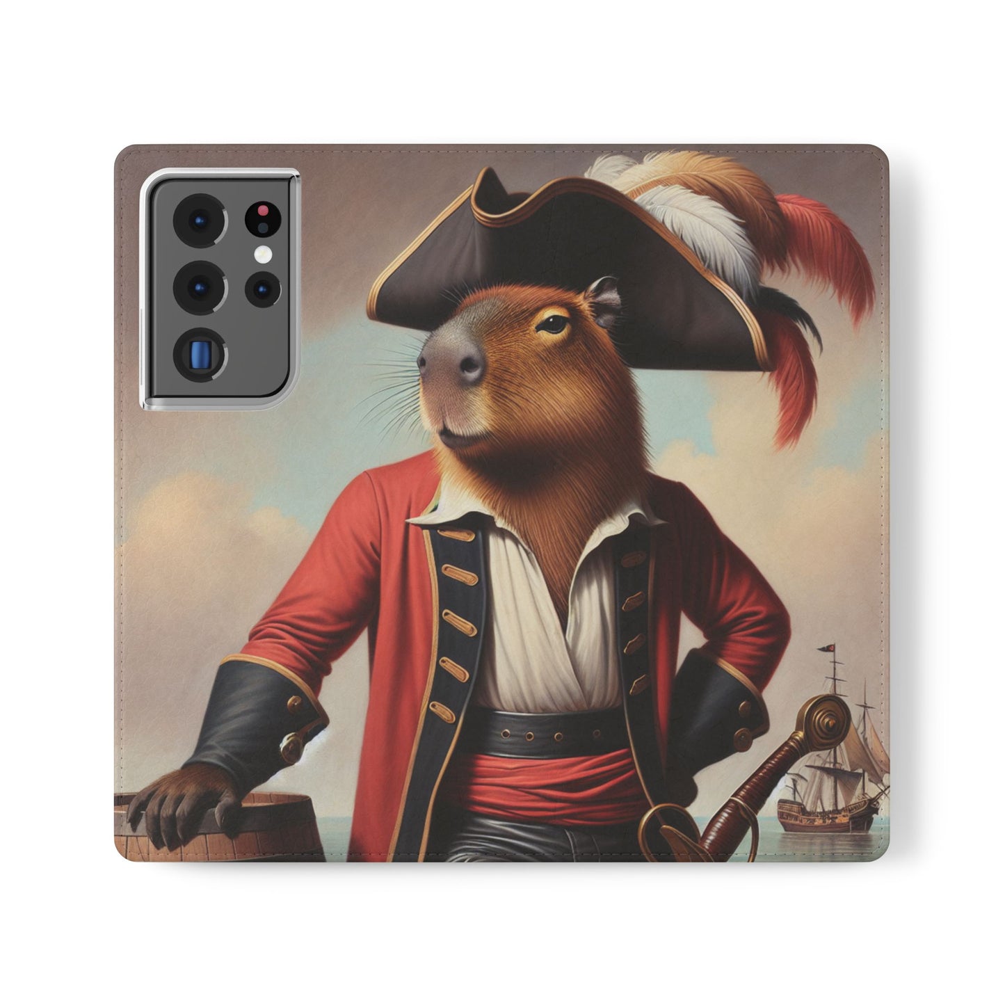 Captain Capybara Flip Case - iPhone/Galaxy