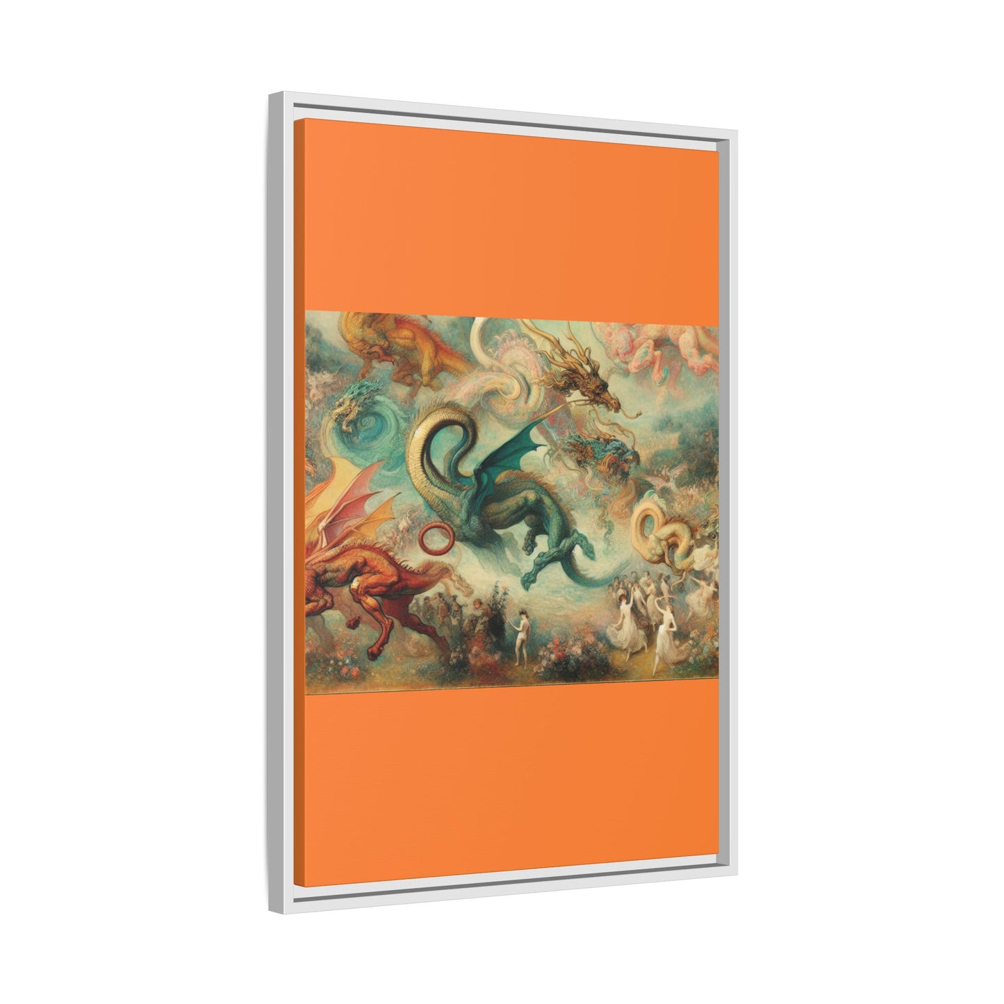 Degas Dreams of Dragons Canvas, Framed (Multi-color)