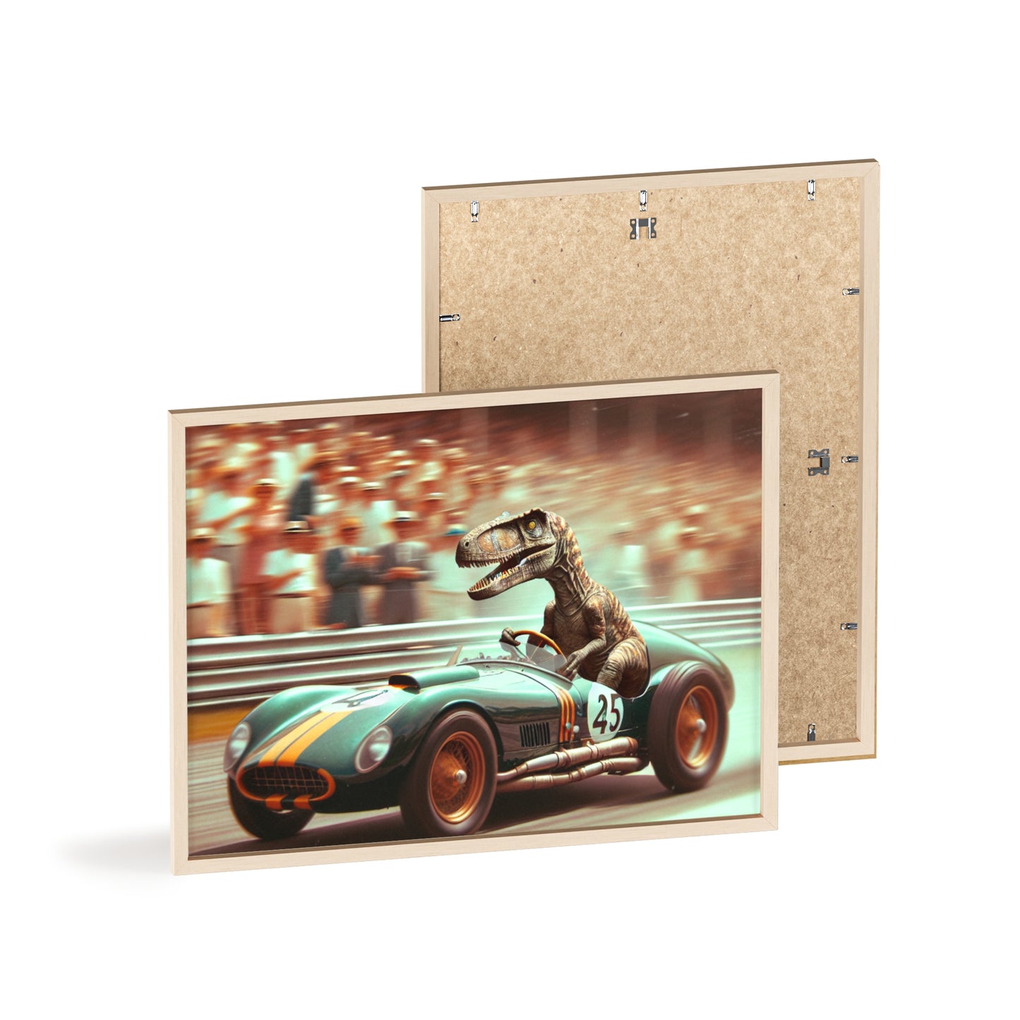 Framed Velocity Raptor Poster