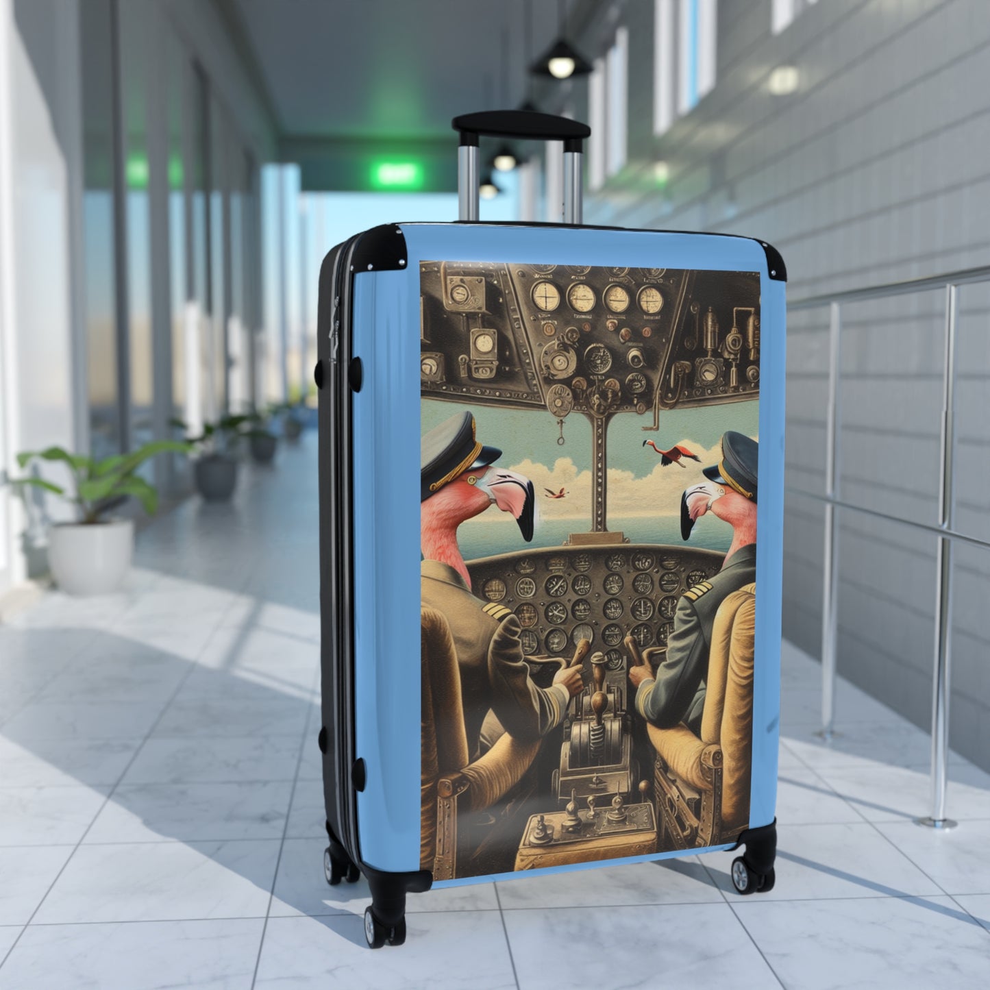 Flamingo Flight Deck Suitcase