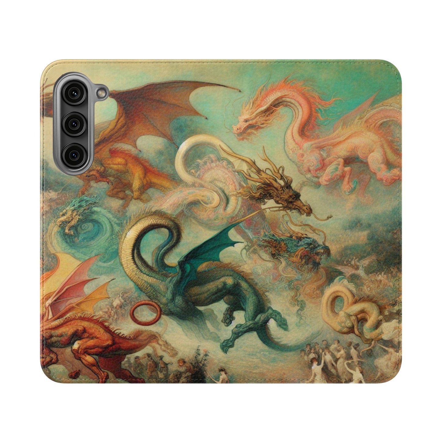 Degas Dreams of Dragons Flip Cases for iPhones