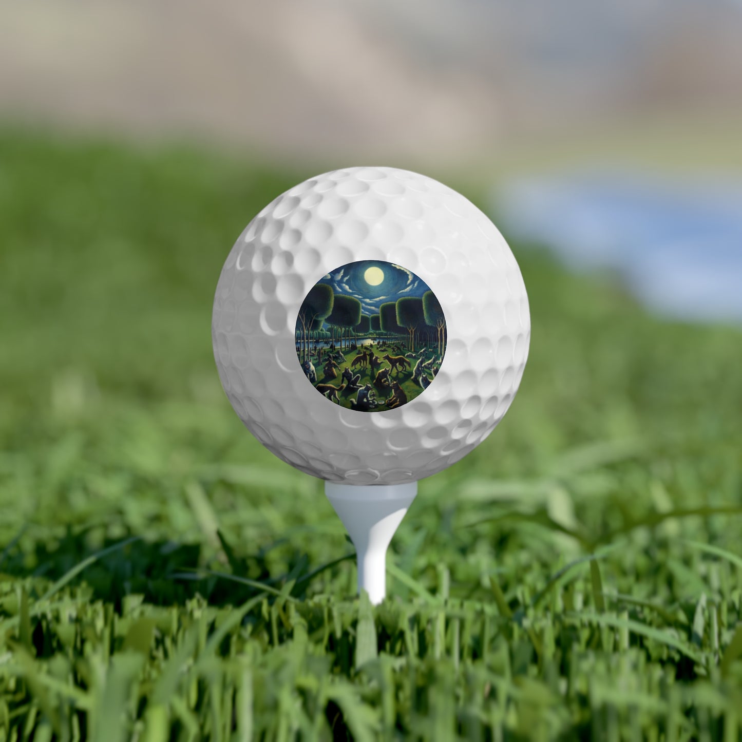 Werewolves at the Waterfront Golf Balls, 6pcs