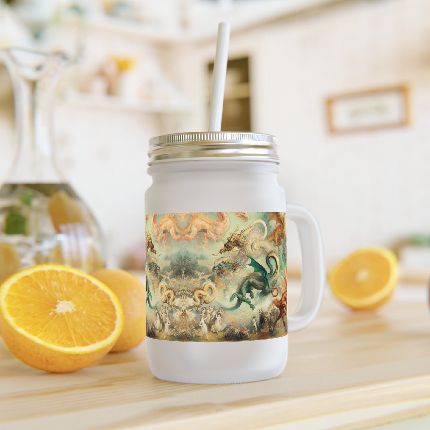 Degas Dreams of Dragons Mason Jar Tumbler