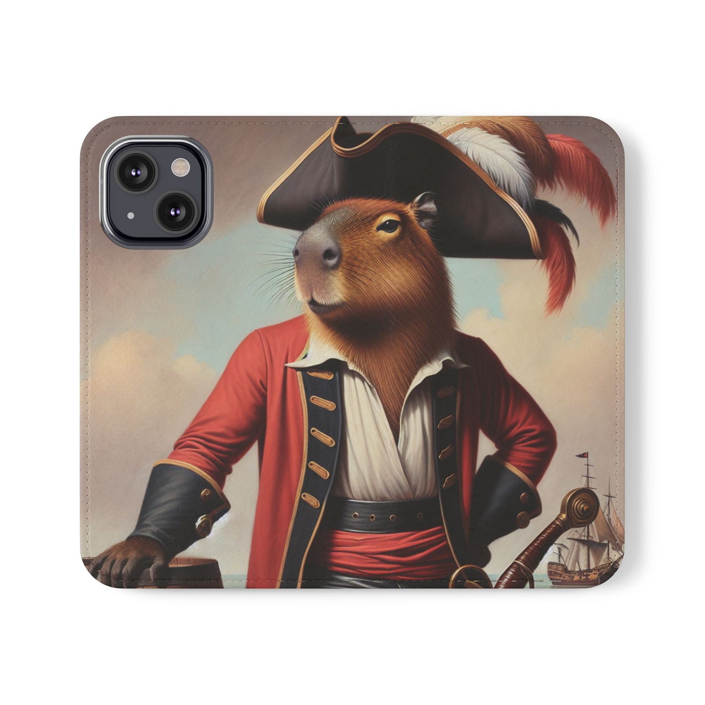 Captain Capybara Flip Case - iPhone/Galaxy