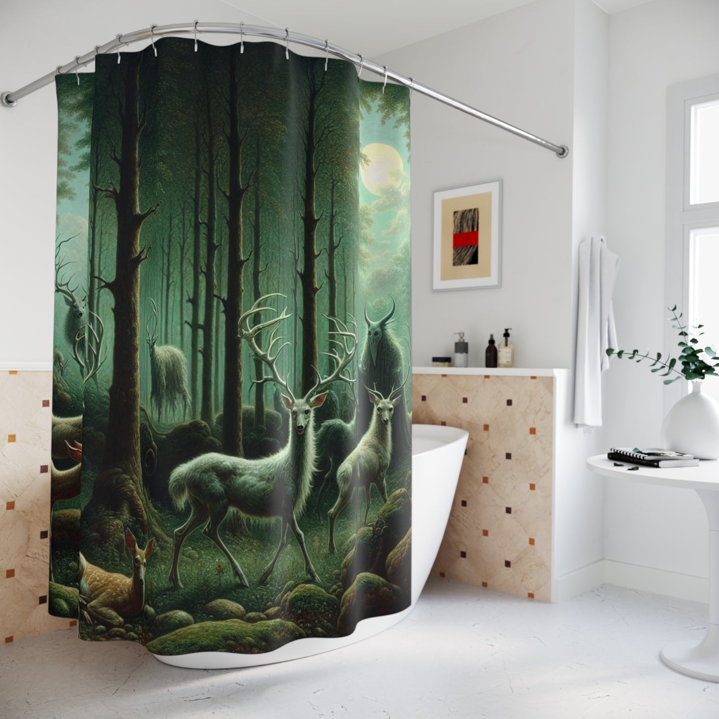 Wendigo Shepherd Shower Curtain