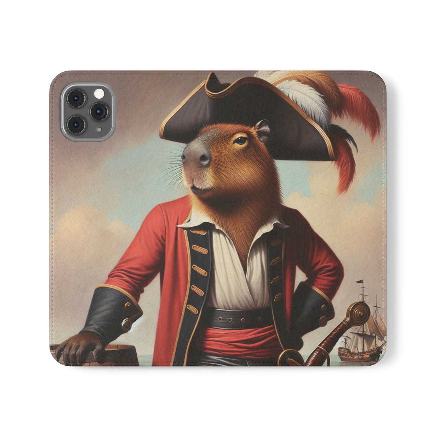 Captain Capybara Flip Case - iPhone/Galaxy