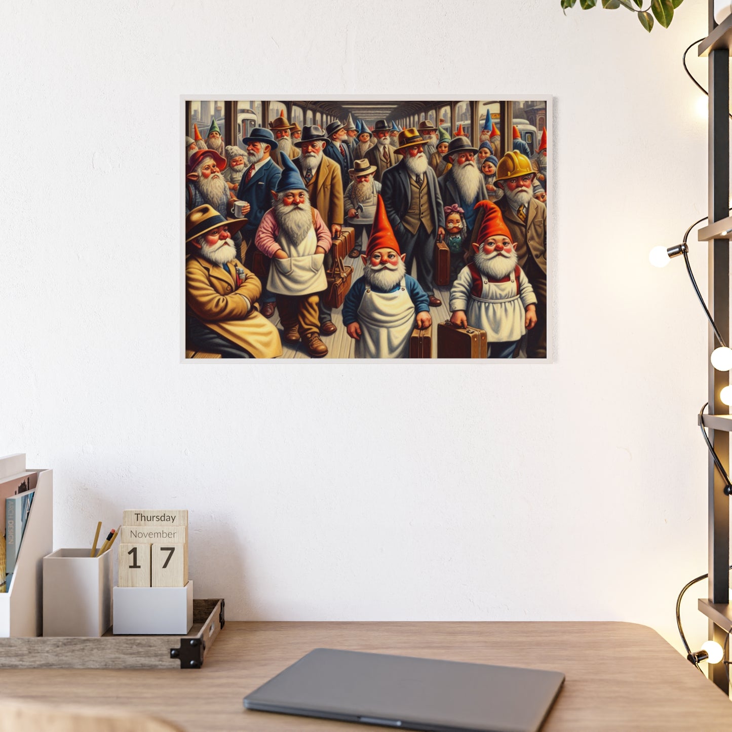 Framed The Gnome-mute Home Poster