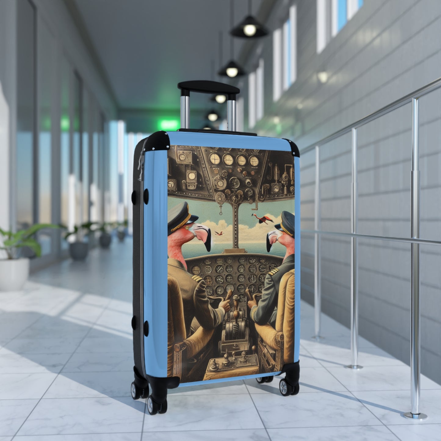 Flamingo Flight Deck Suitcase