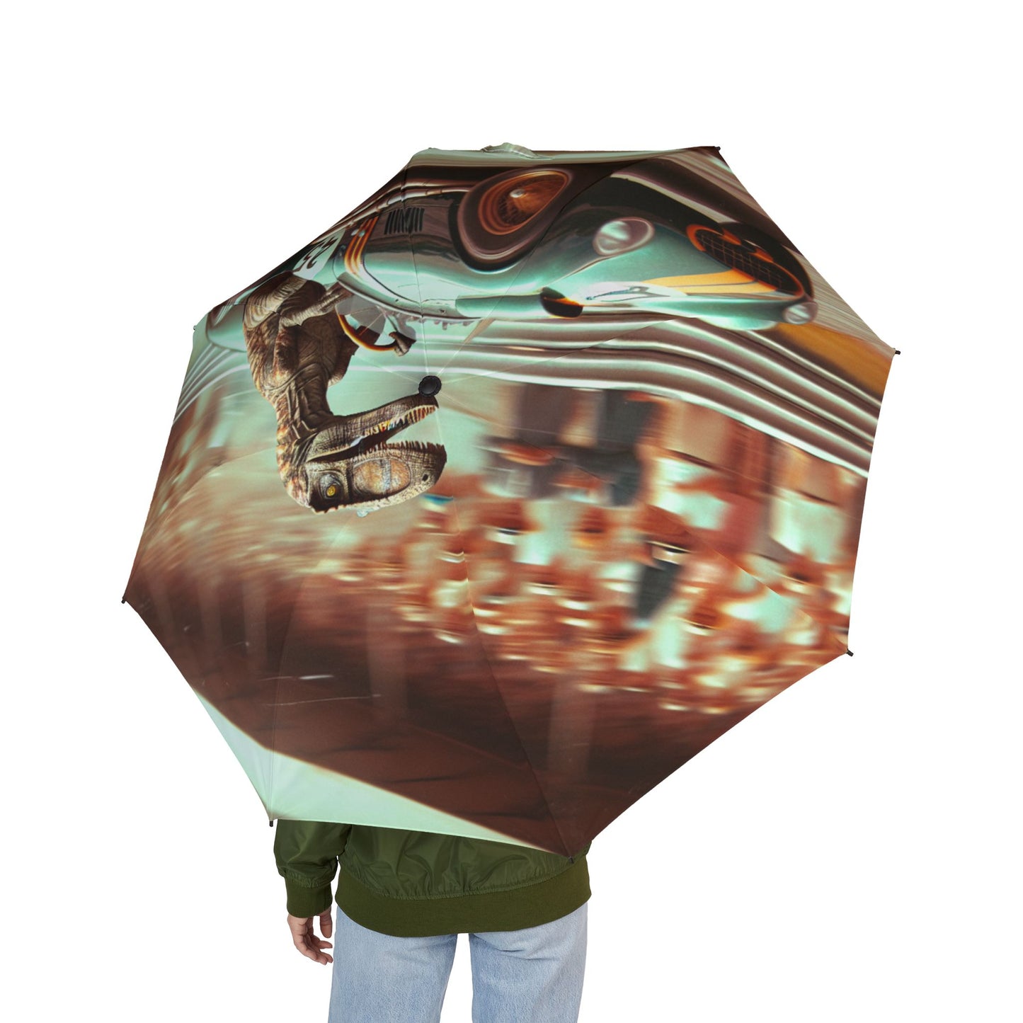 Velocity Raptor Semi-Automatic Foldable Umbrella
