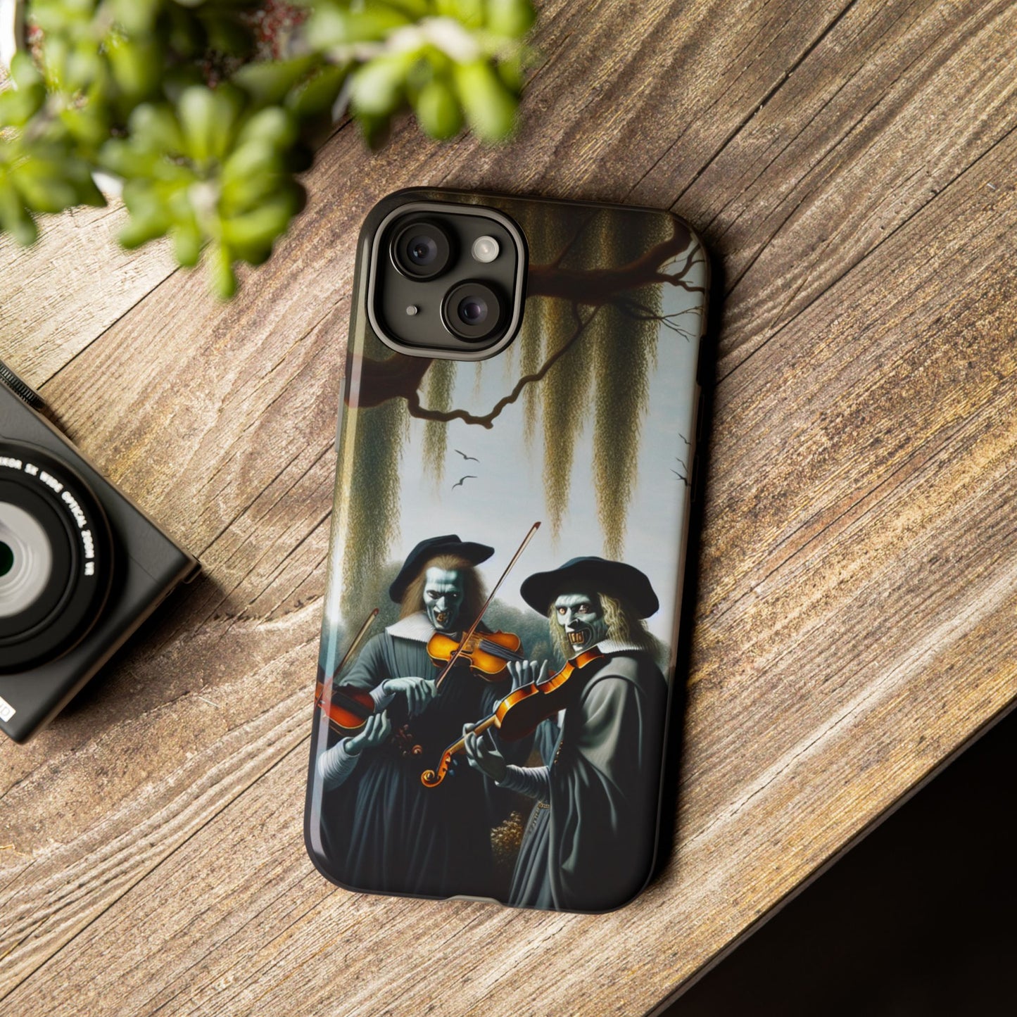 Vermeer's Vampire Violinists Phone Case - IPHONE