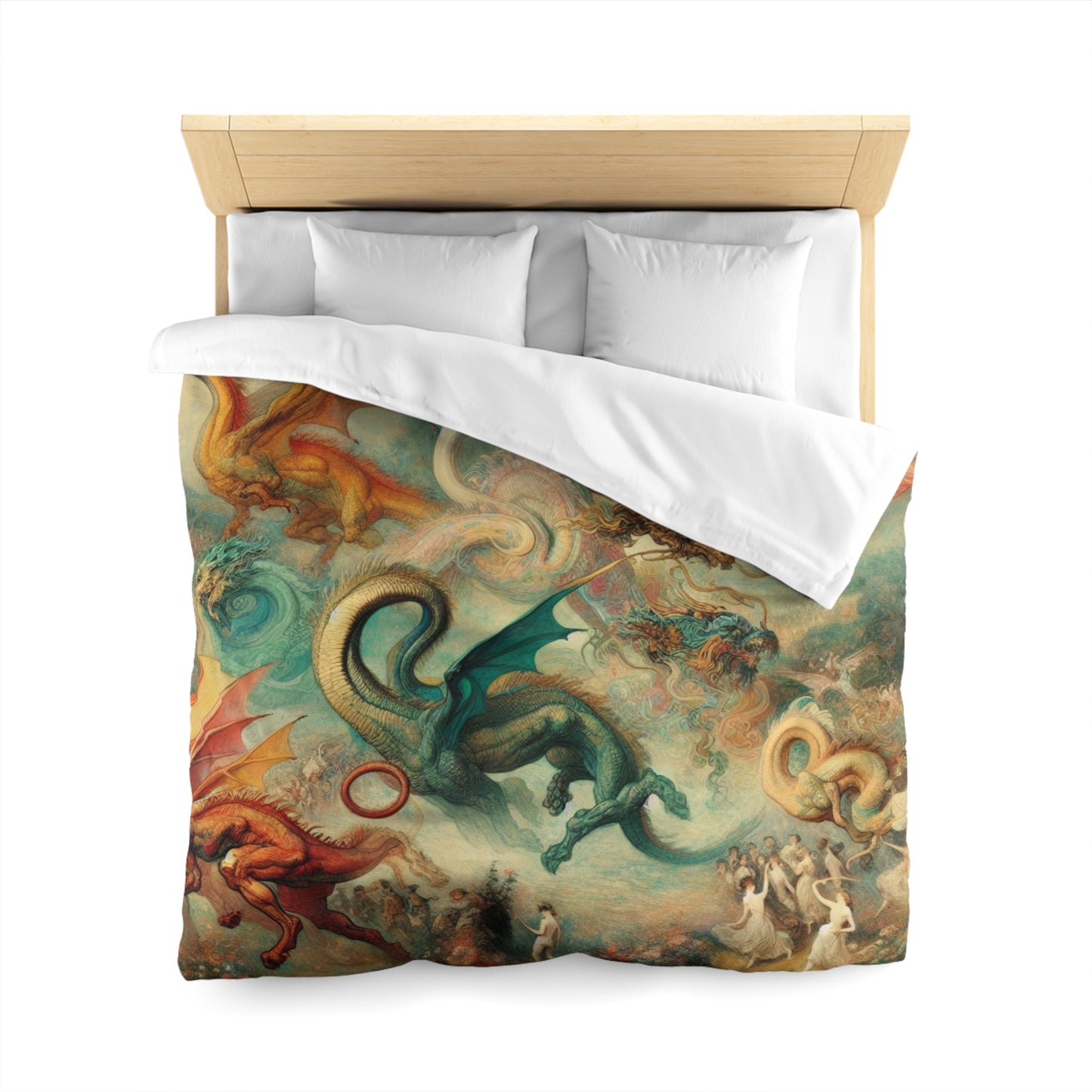Degas Dreams of Dragons Microfiber Duvet Cover