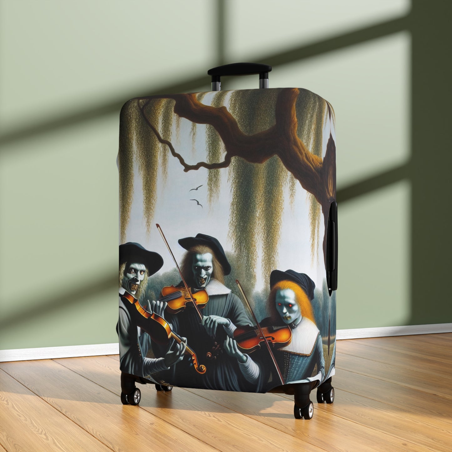 Vermeer's Vampire Violinists Luggage Cover