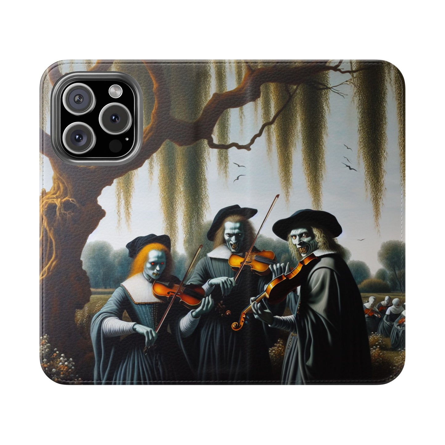 Vermeer's Vampire Violinists Flip Cases for iPhones