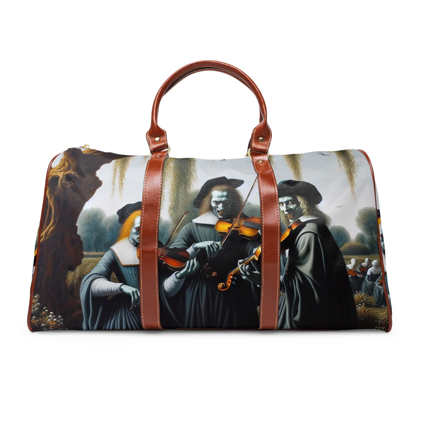 Vermeer's Vampire Violinists Waterproof Travel Bag