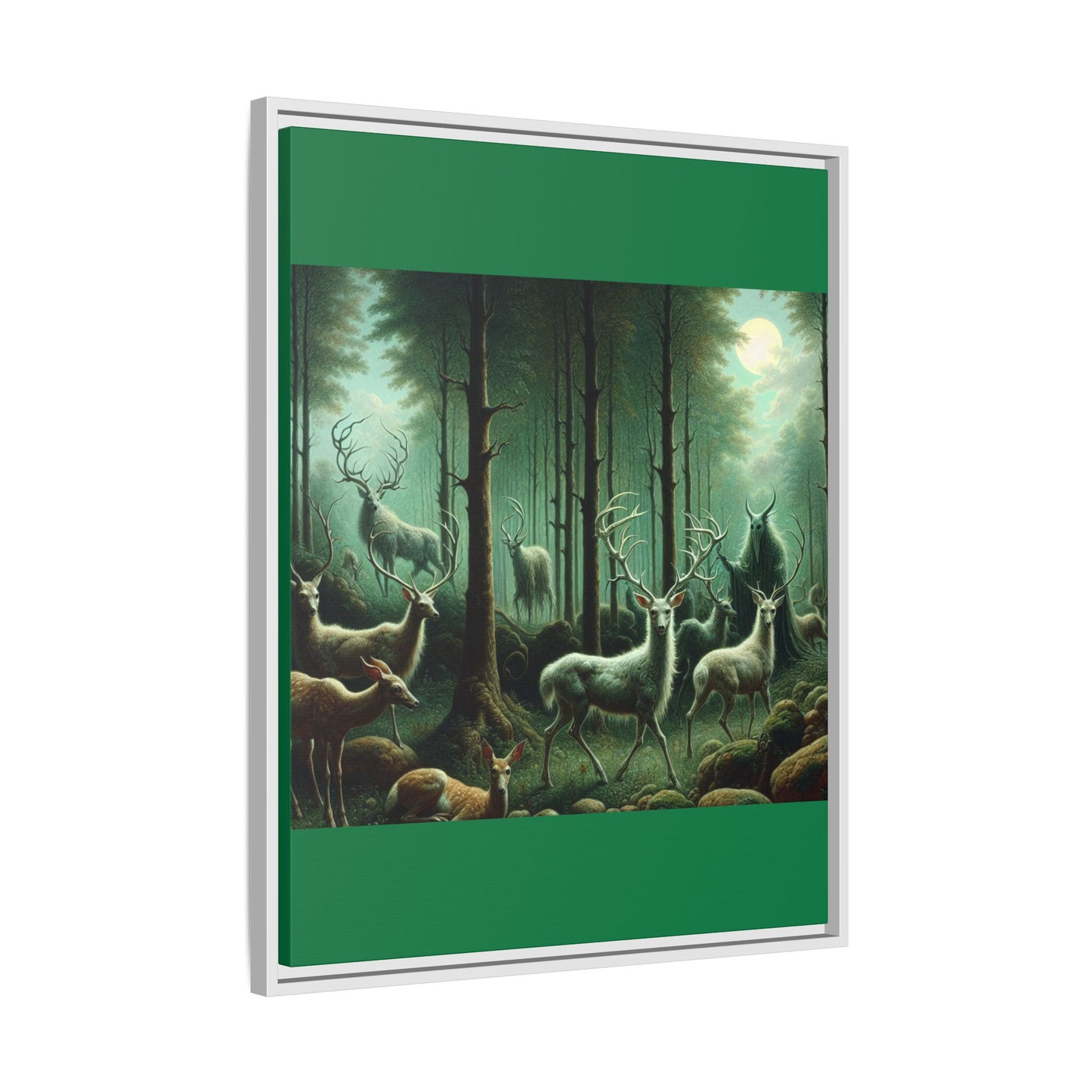 Wendigo Shepherd Canvas, Framed (Multi-color)
