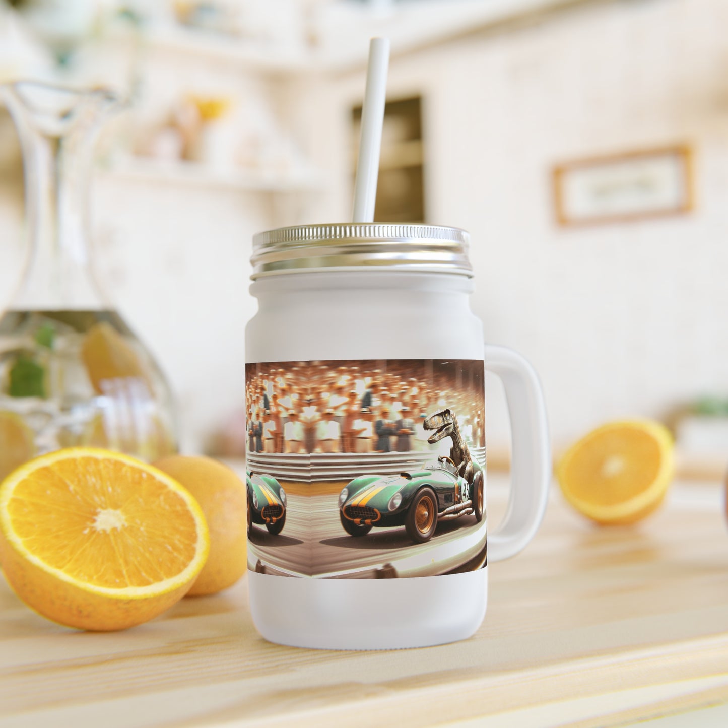 Velocity Raptor Mason Jar Tumbler