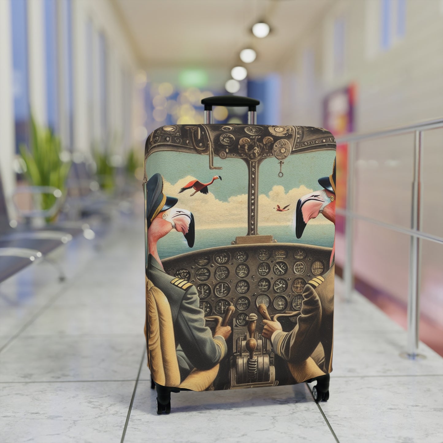 Flamingo Flight Deck Luggage Cover