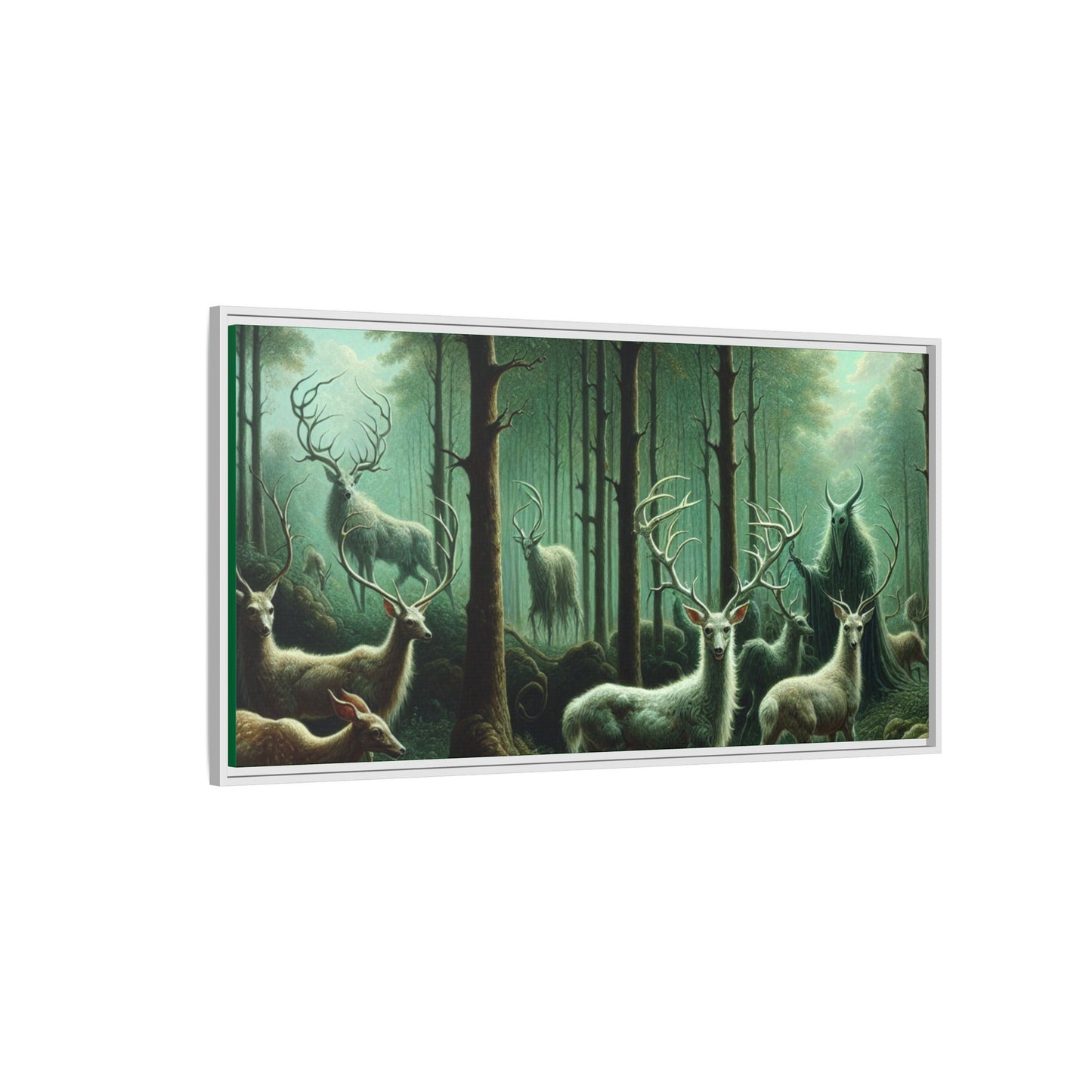 Wendigo Shepherd Canvas, Framed (Multi-color)