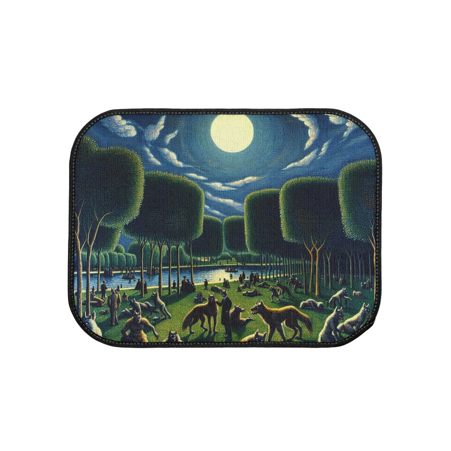 Werewolves at the Waterfront Car Floor Mat
