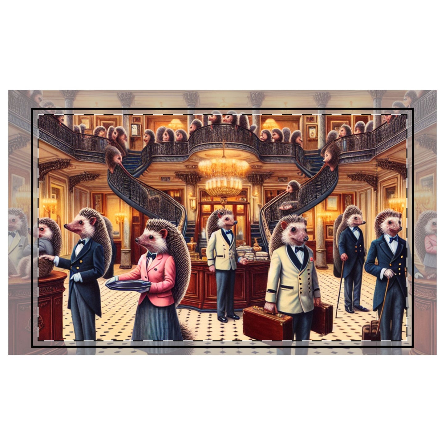 Hedgehog Hotel Microfiber Pillowcase