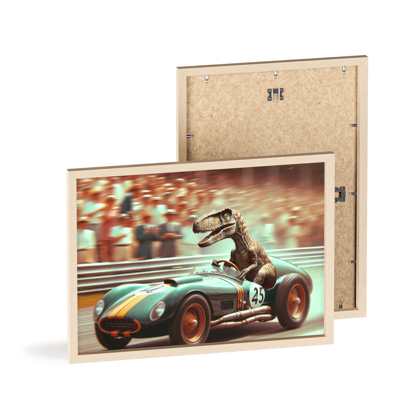 Framed Velocity Raptor Poster