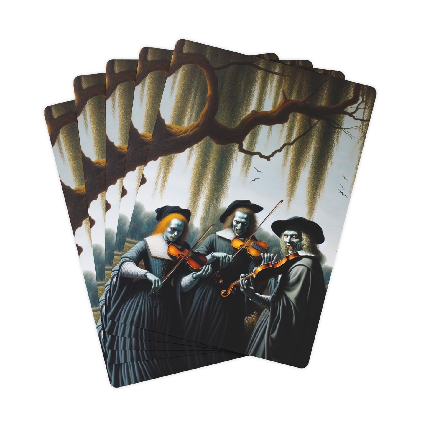 Vermeer's Vampire Violinists Poker/Playing Cards