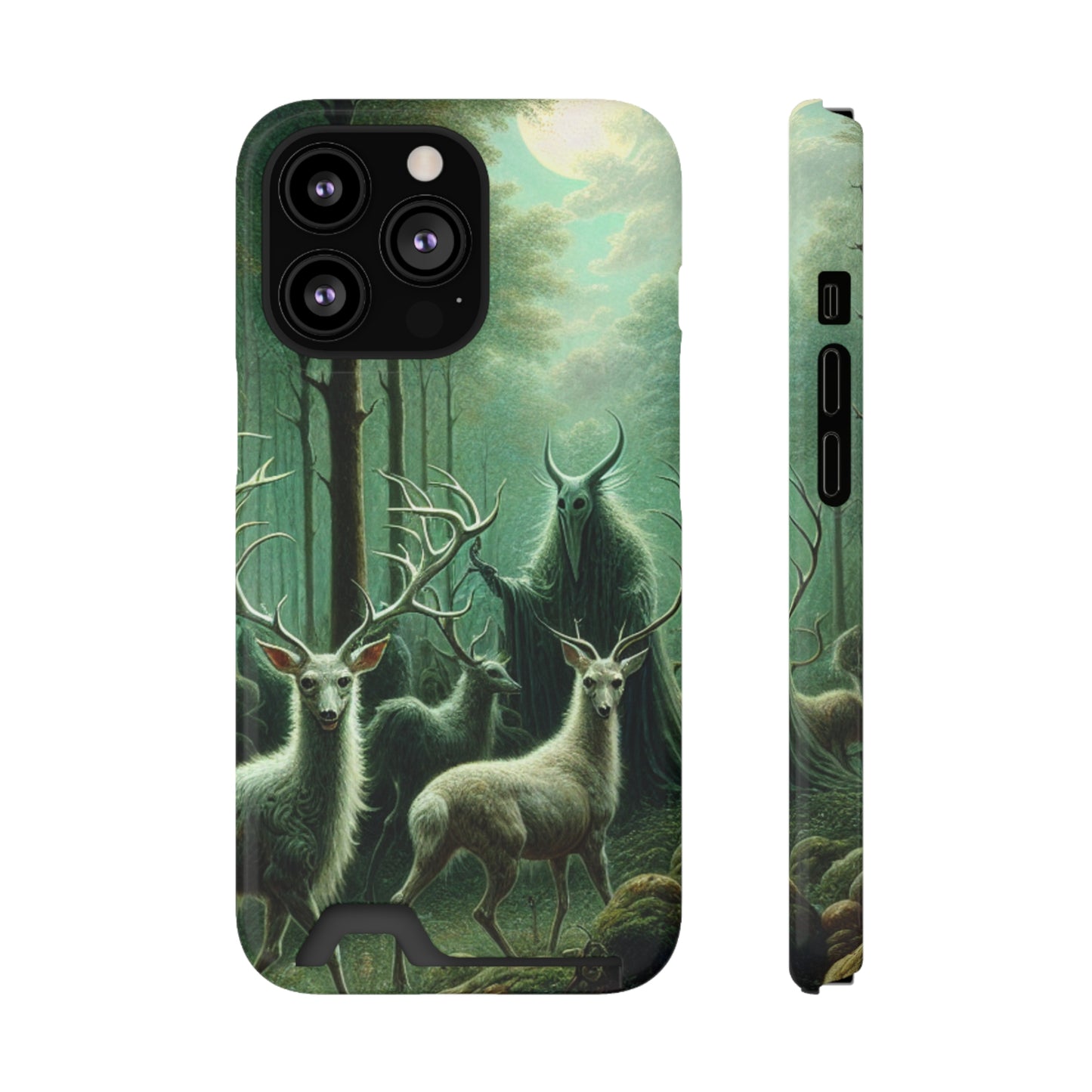 Wendigo Shepherd Phone Case with Card Holder - IPHONE
