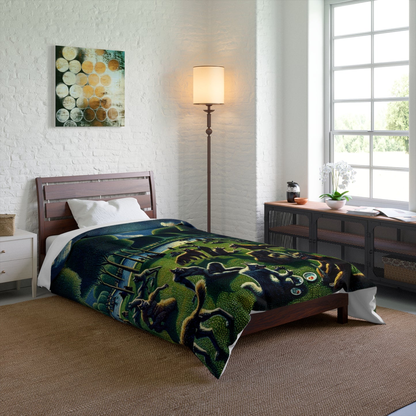 Werewolves at the Waterfront Comforter