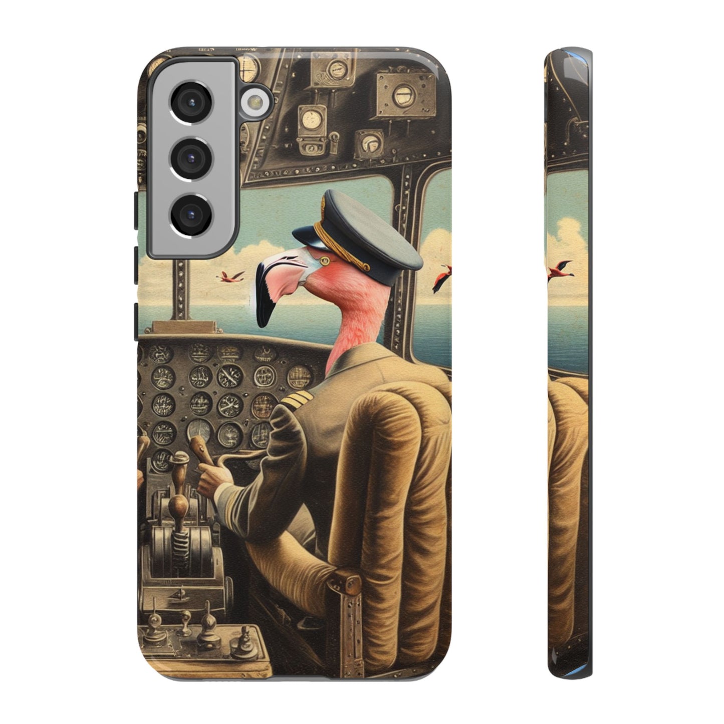 Flamingo Flight Deck Phone Case - GALAXY