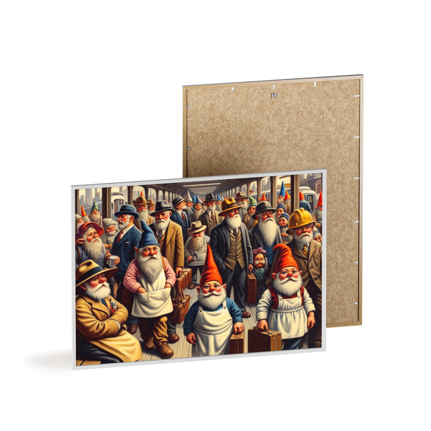 Framed The Gnome-mute Home Poster