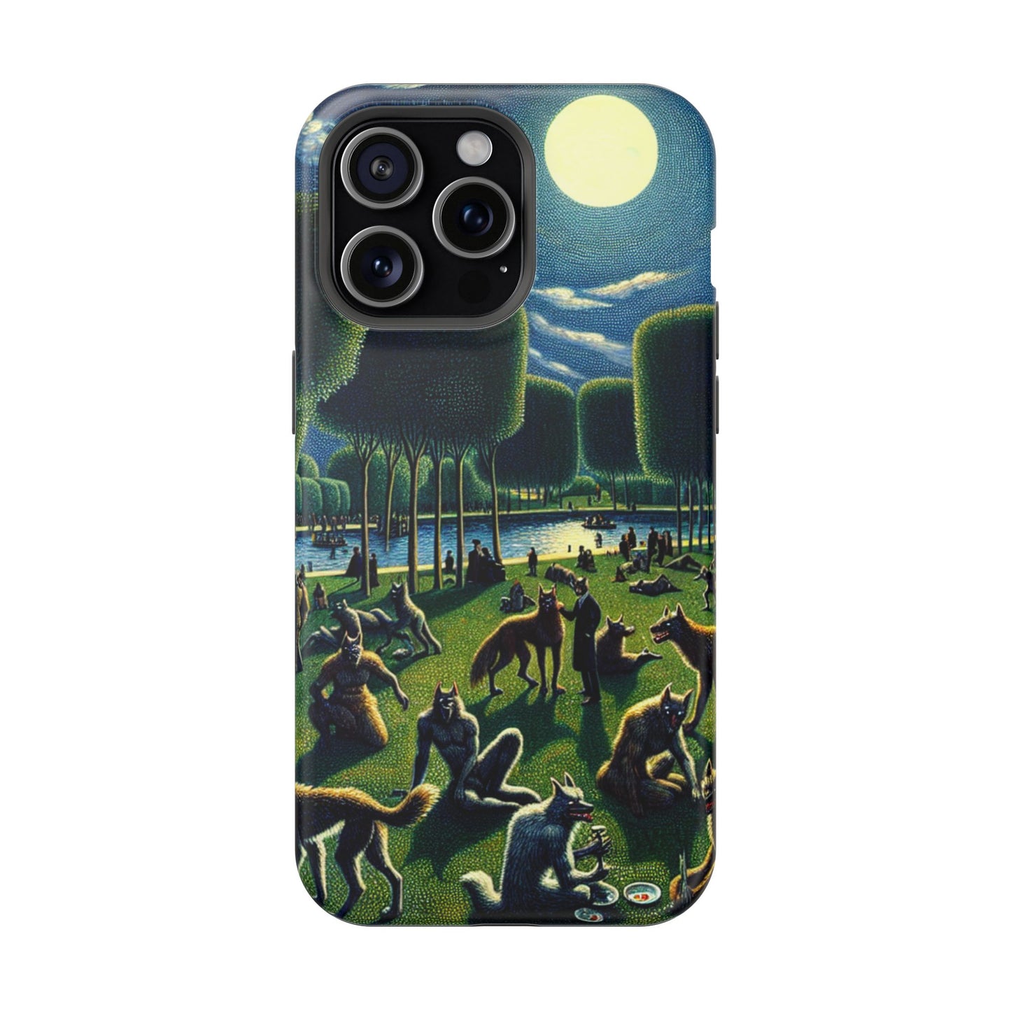 Werewolves at the Waterfront Magnetic iPhone Case