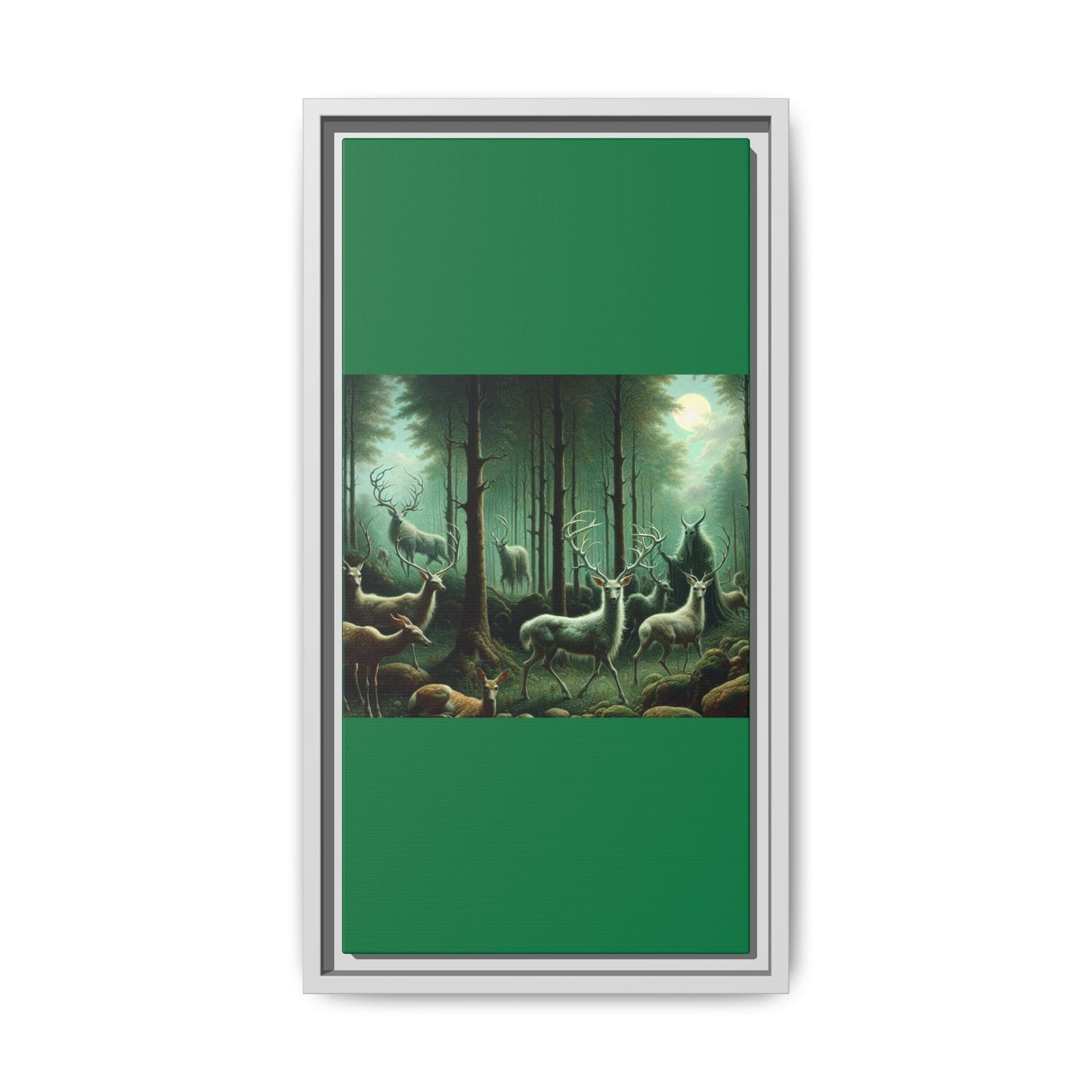 Wendigo Shepherd Canvas, Framed (Multi-color)