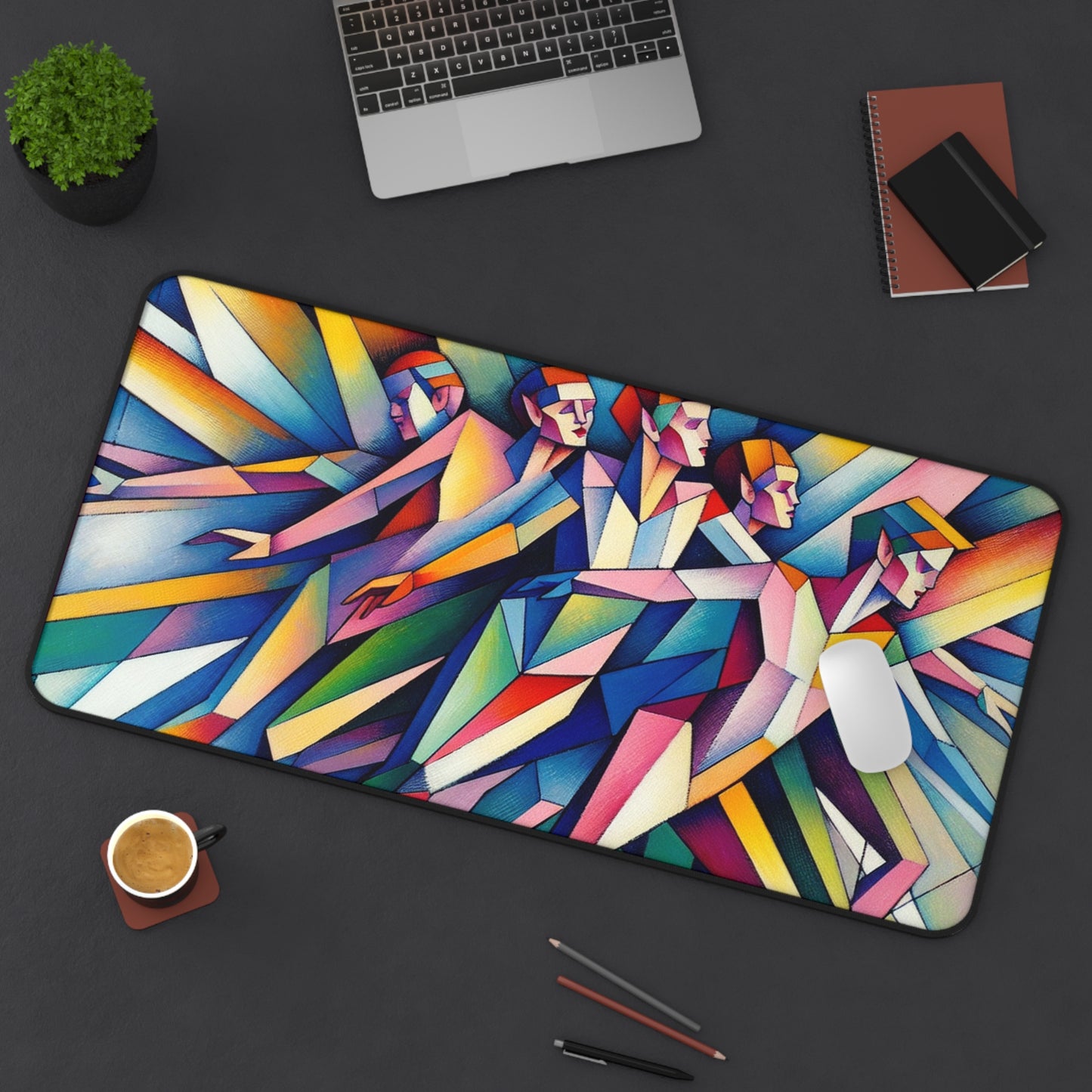 Picasso's Pixies Desk Mat