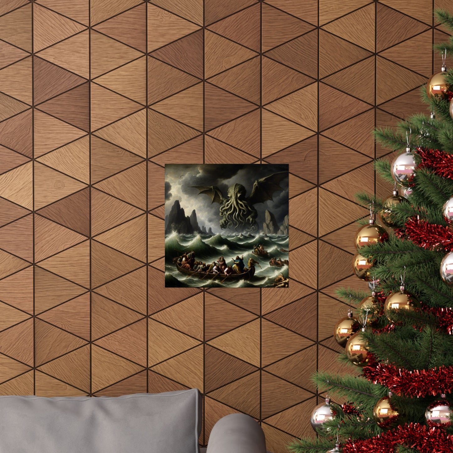 Cthulhu in the Storm Poster