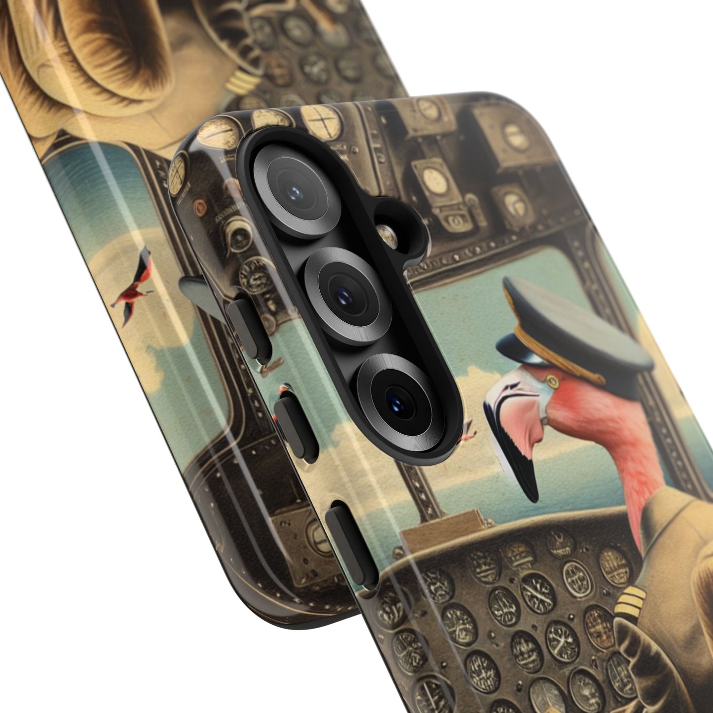 Flamingo Flight Deck Phone Case - GALAXY