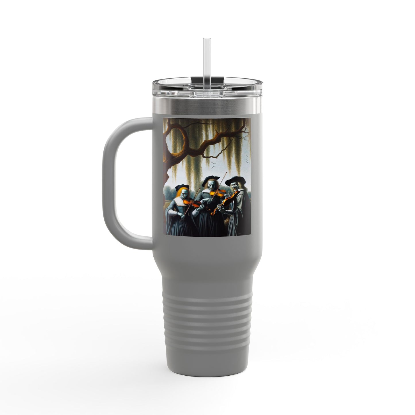 Vermeer's Vampire Violinists Insulated Travel Mug, 40oz