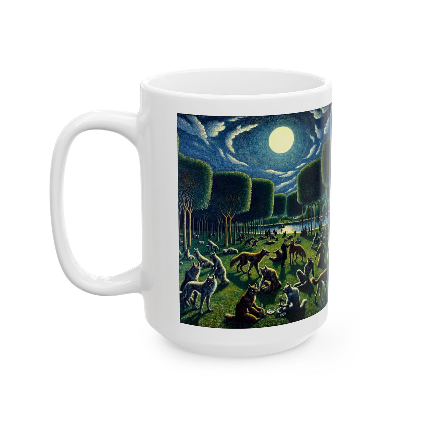 Werewolves at the Waterfront Ceramic Mug