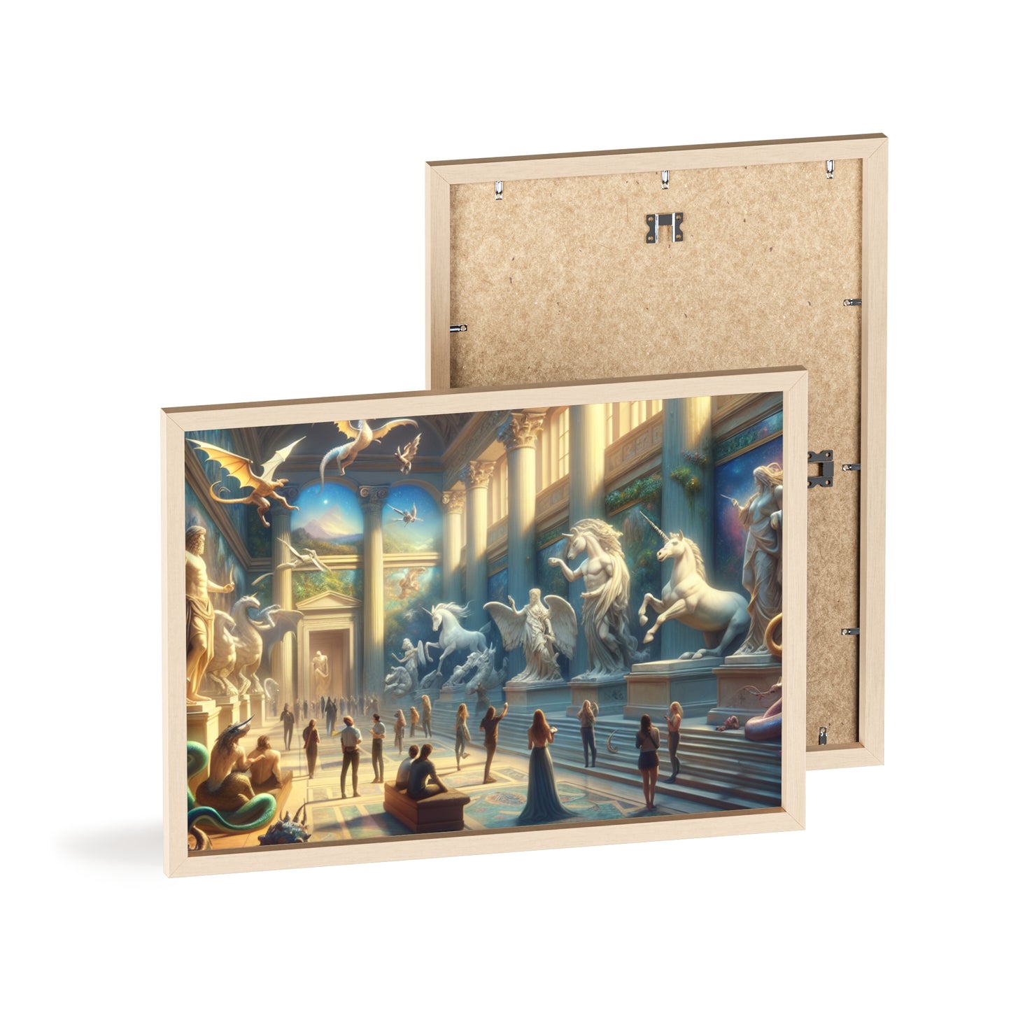 Framed Atlantis Atrium Poster