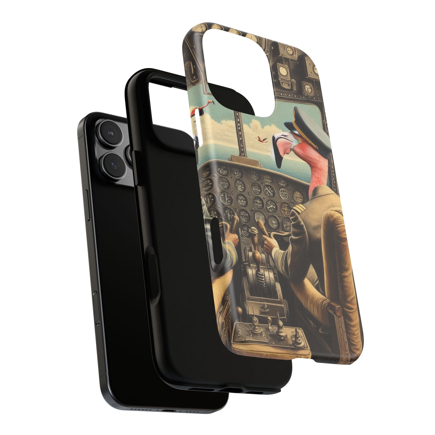 Flamingo Flight Deck Phone Case - IPHONE