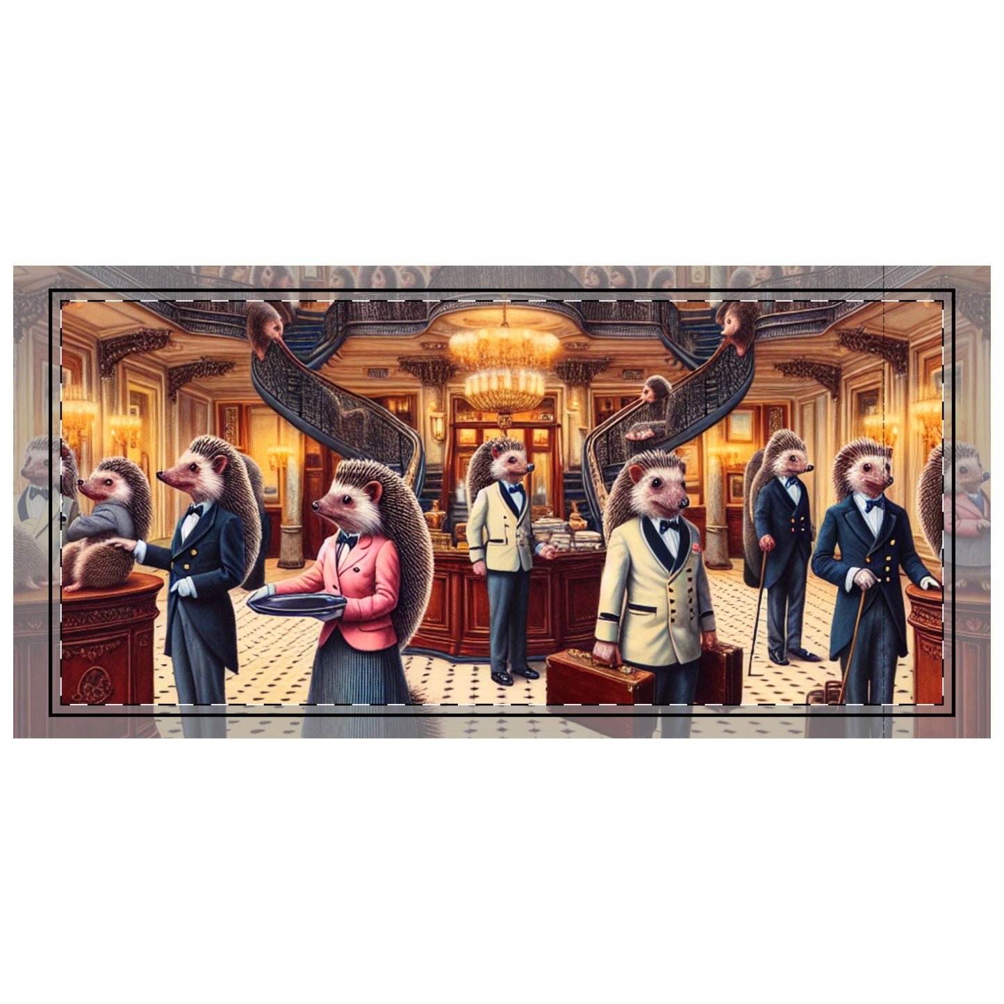 Hedgehog Hotel Microfiber Pillowcase