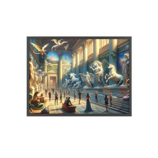 Framed Atlantis Atrium Poster