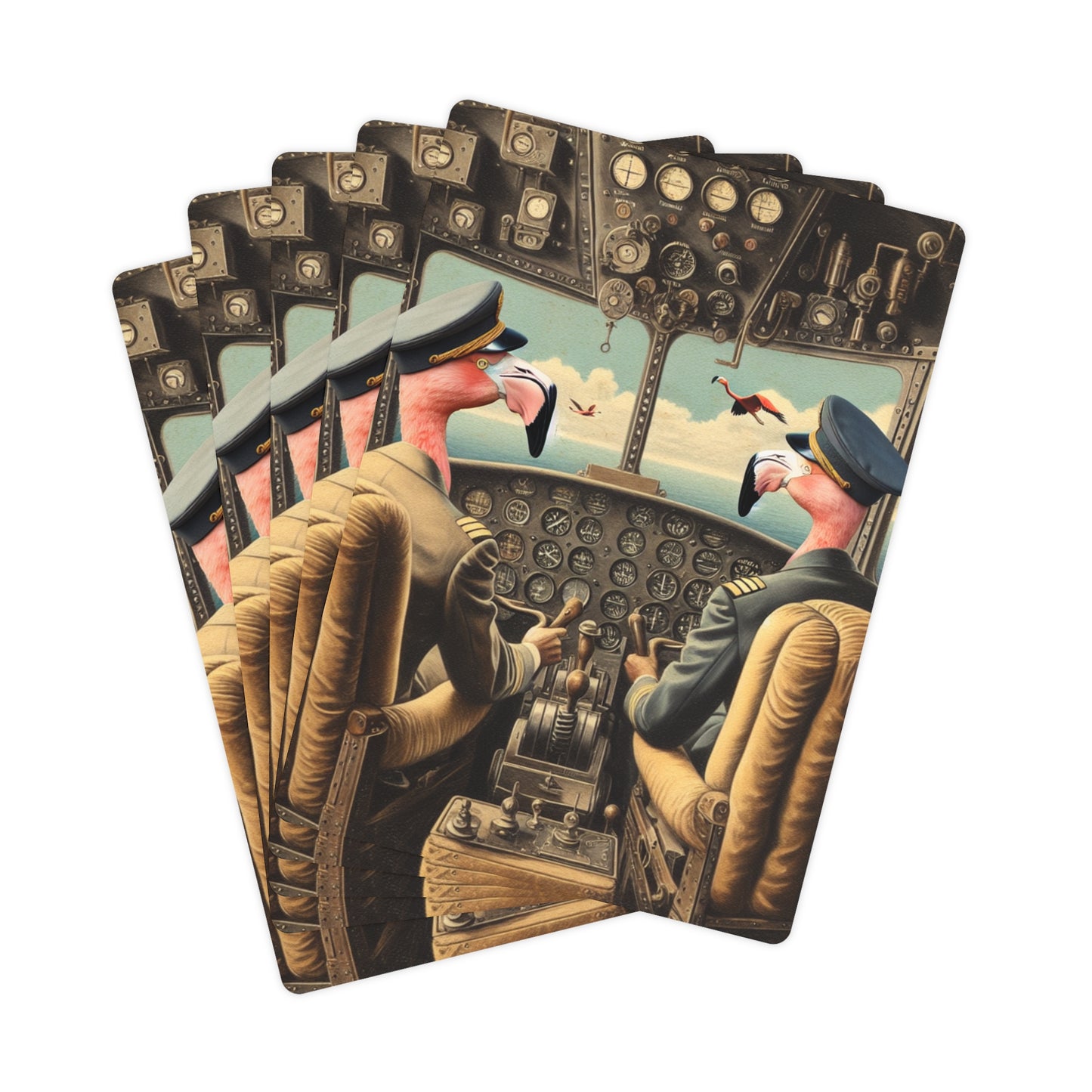 Flamingo Flight Deck Poker/Playing Cards