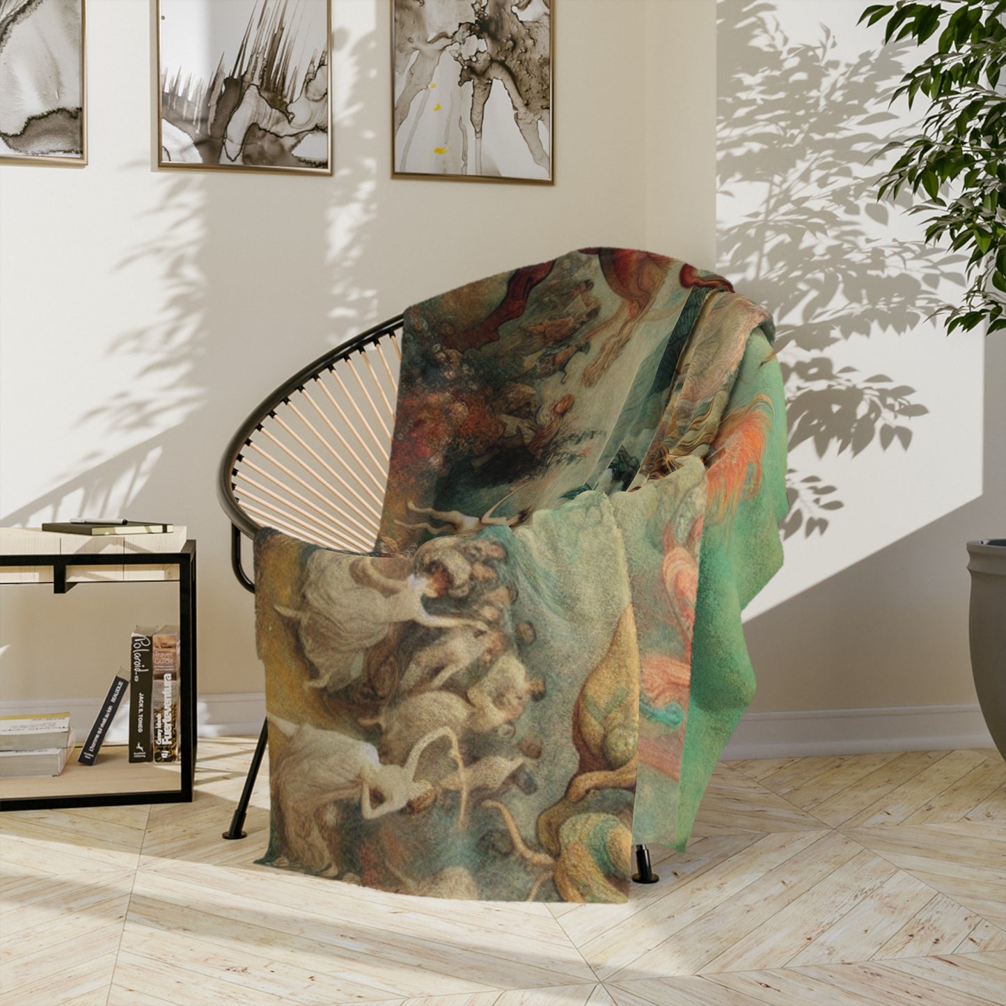 Degas Dreams of Dragons Velveteen Microfiber Blanket