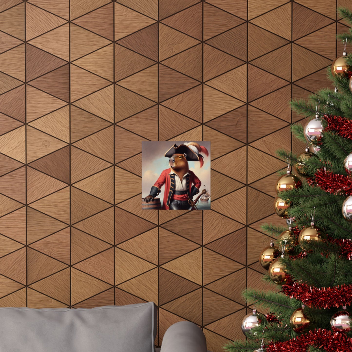 Captain Capybara Poster