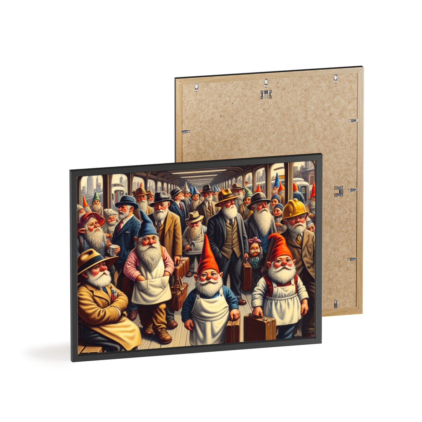 Framed The Gnome-mute Home Poster