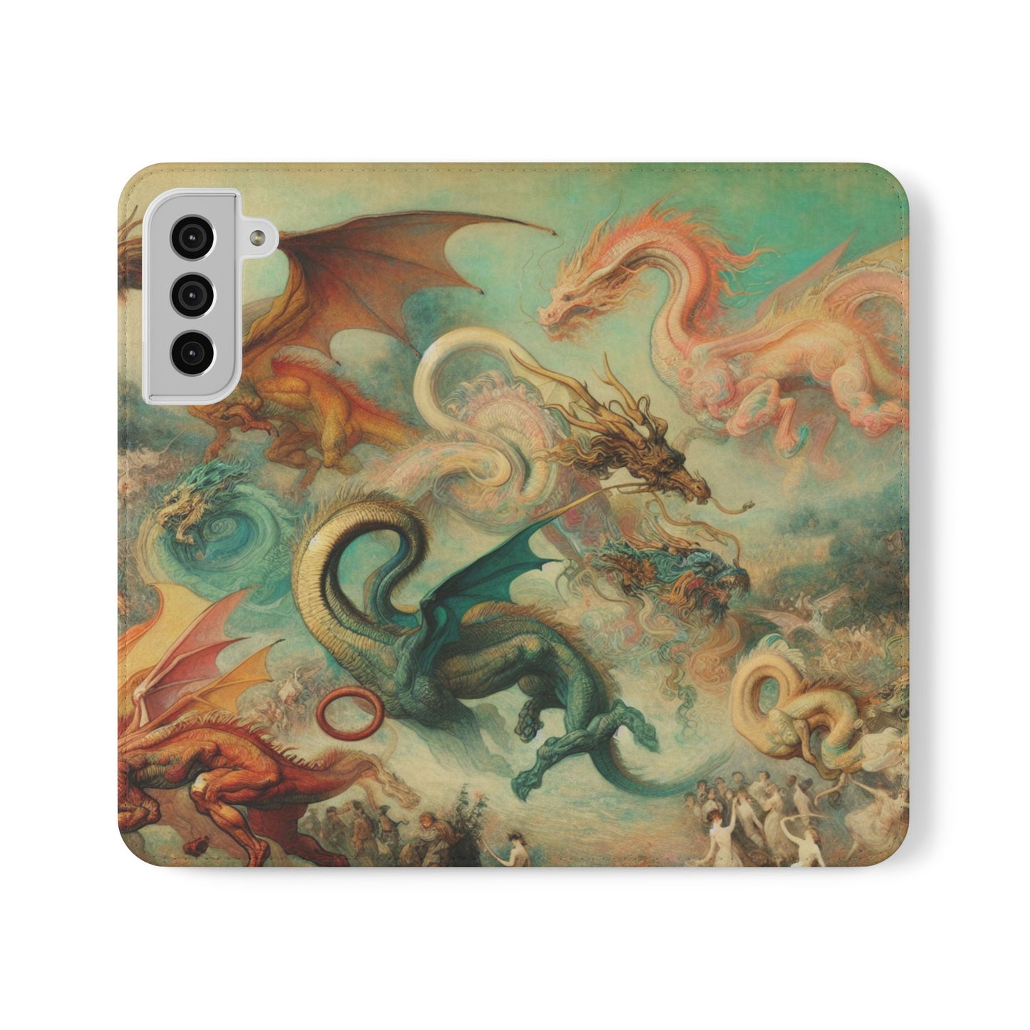 Degas Dreams of Dragons Flip Cases for iPhones