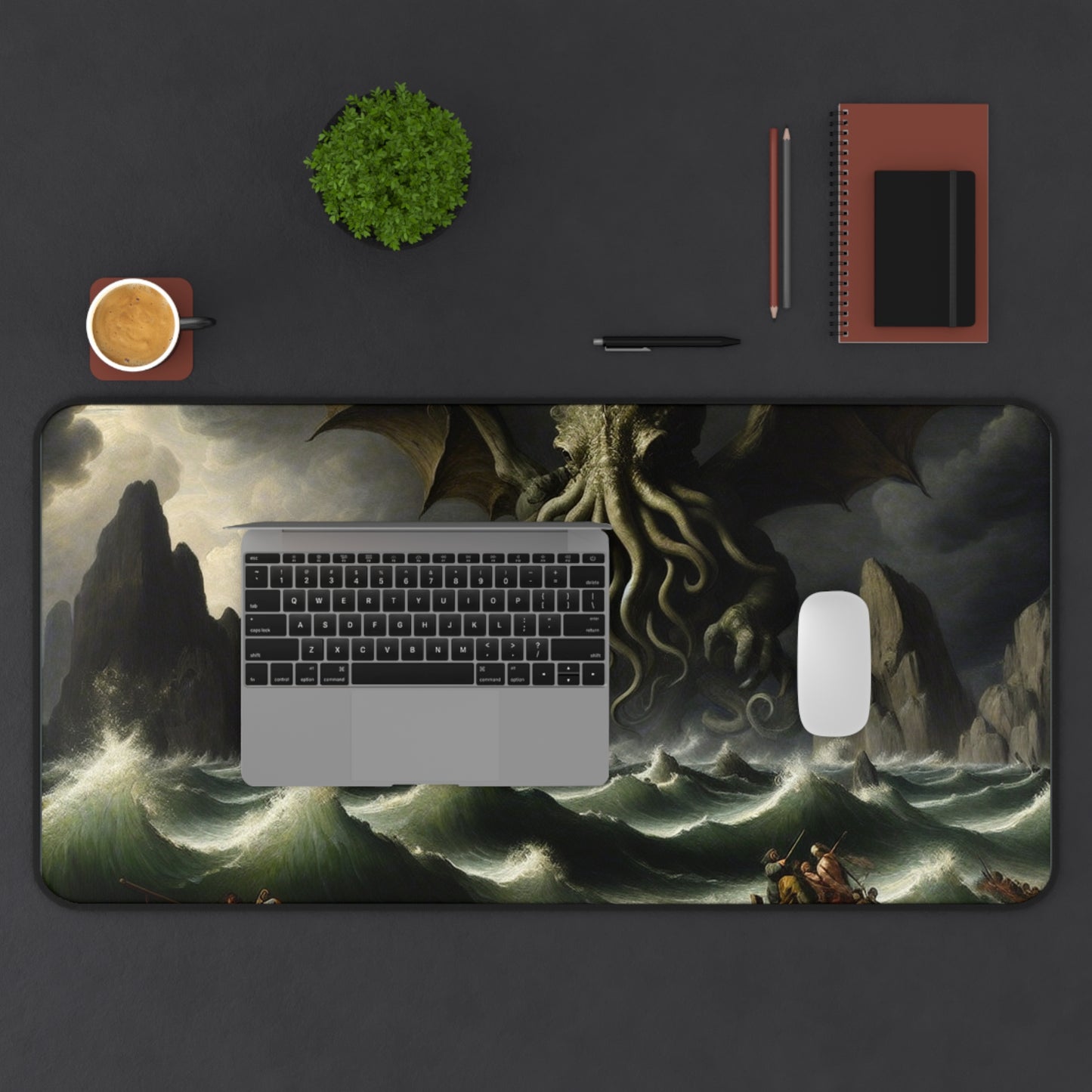 Cthulhu in the Storm Desk Mat