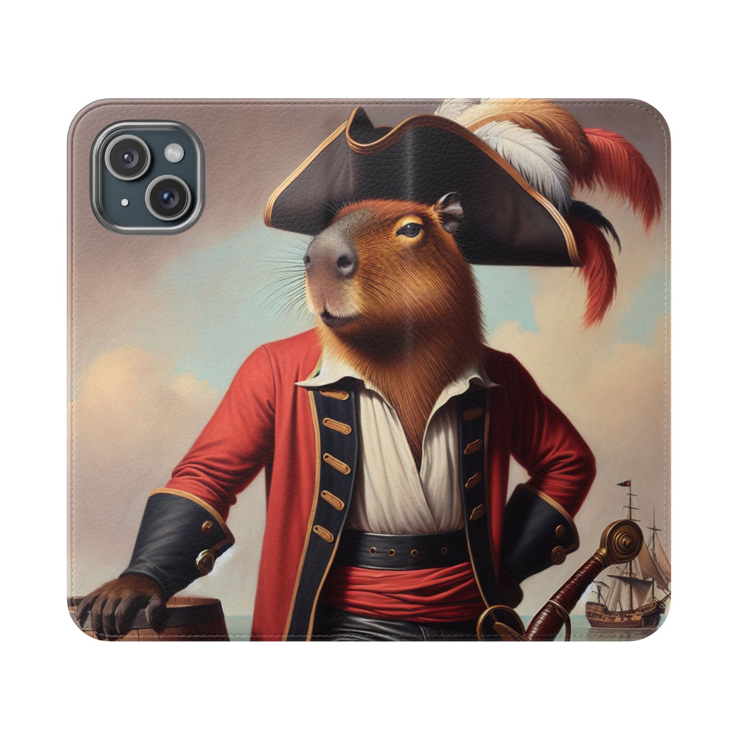 Captain Capybara Flip Case - iPhone/Galaxy