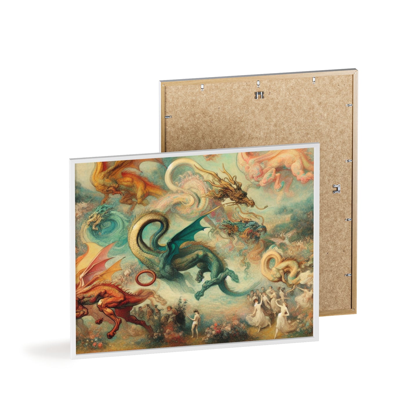 Framed Degas Dreams of Dragons Poster